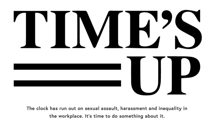 why the TIMES UP movement is so important