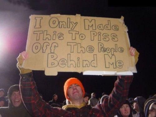 funny concert sign example
