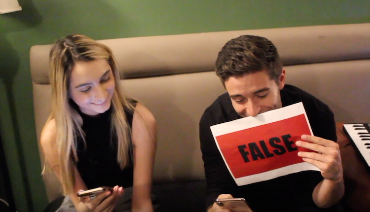 jake miller video interview true or false game
