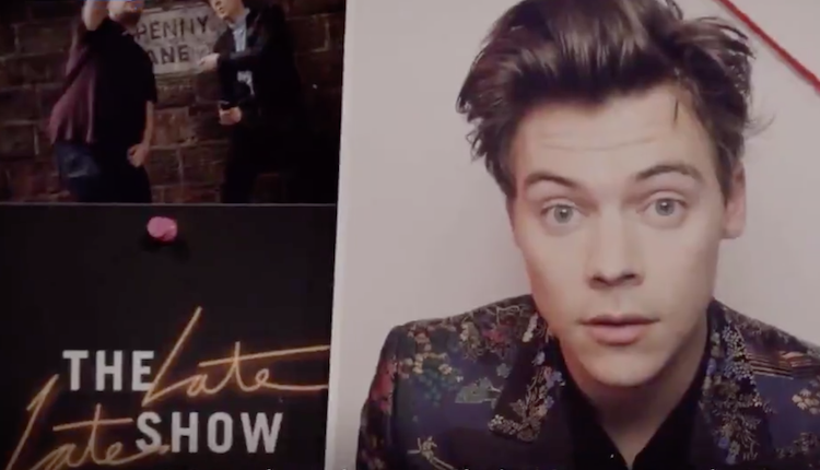 harry styles late late show james corden london 2019