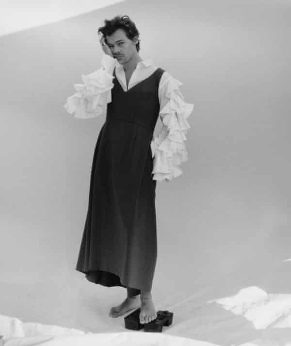 harry styles the guardian dress