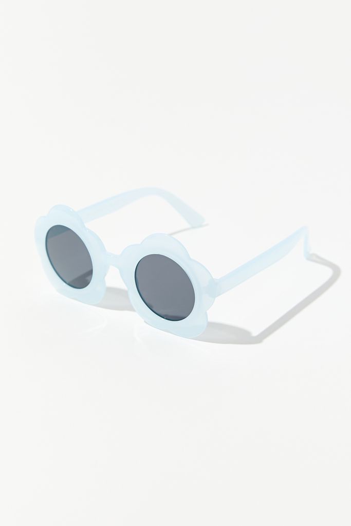 urban outfitters blue round sunglasses