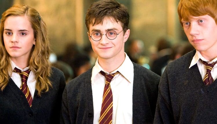 Harry Potter, Hermione Granger and Ron Weasley