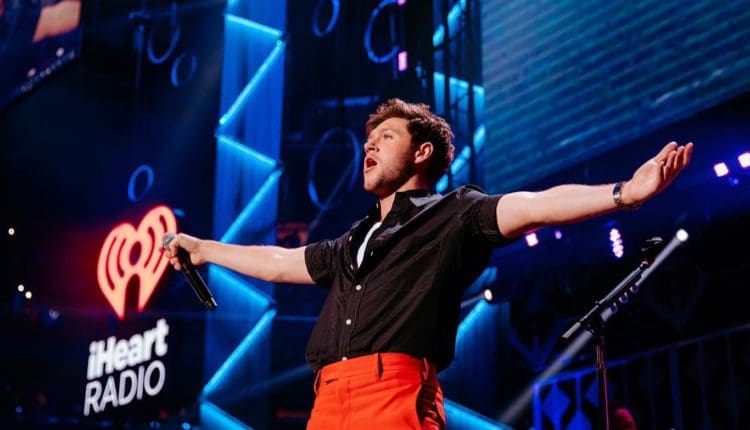 Niall Horan performing at the iHeart Radio show in 2019.