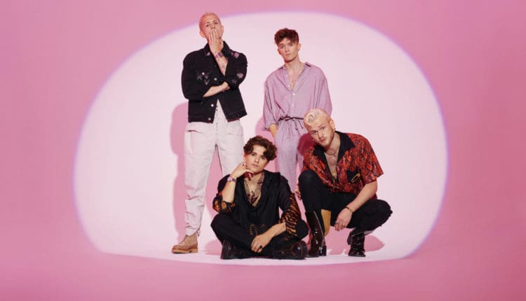 The Vamps Cherry Blossom promotional photo.