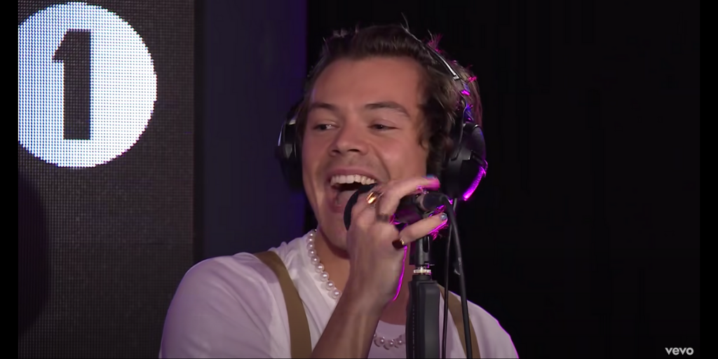 Harry Styles in Live Lounge