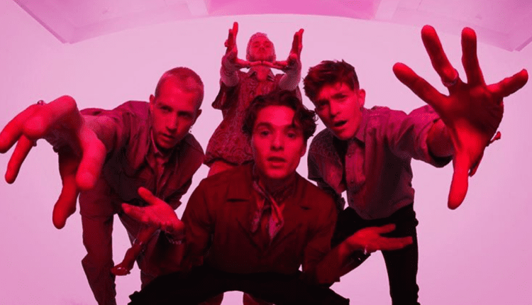 The Vamps for 'Cherry Blossom'.