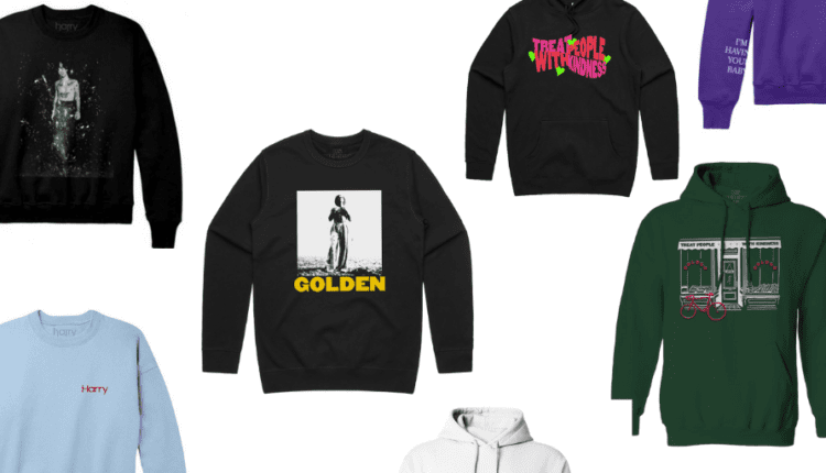 Various Harry Styles hoodies
