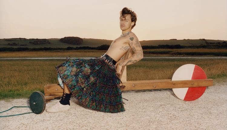 Harry Styles photographed by Tyler Mitchell, Vogue, December 2020