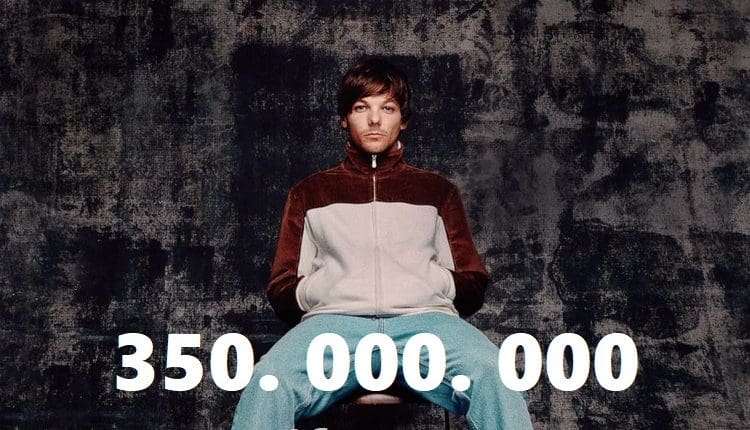 Louis Tomlinson Walls 350 million streams