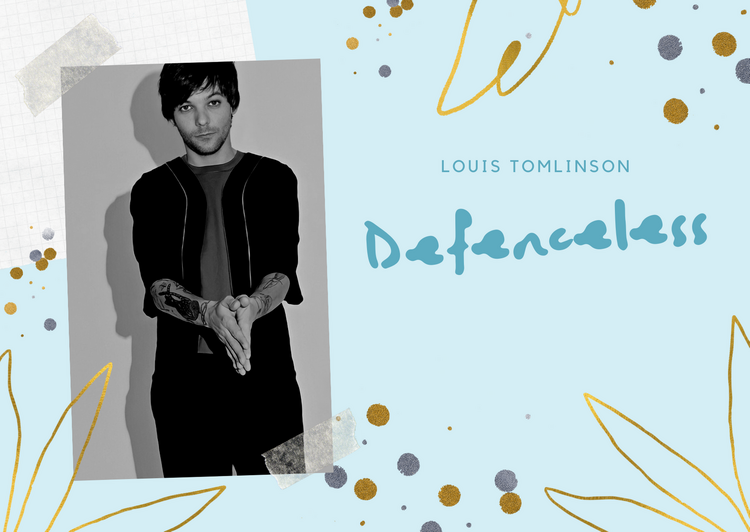 Louis Tomlinson Project Defenceless flyer