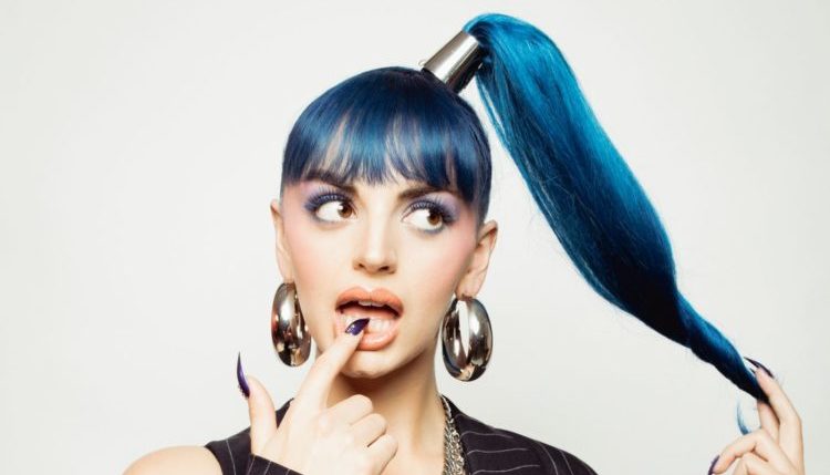 rebecca black 2021 blue hair