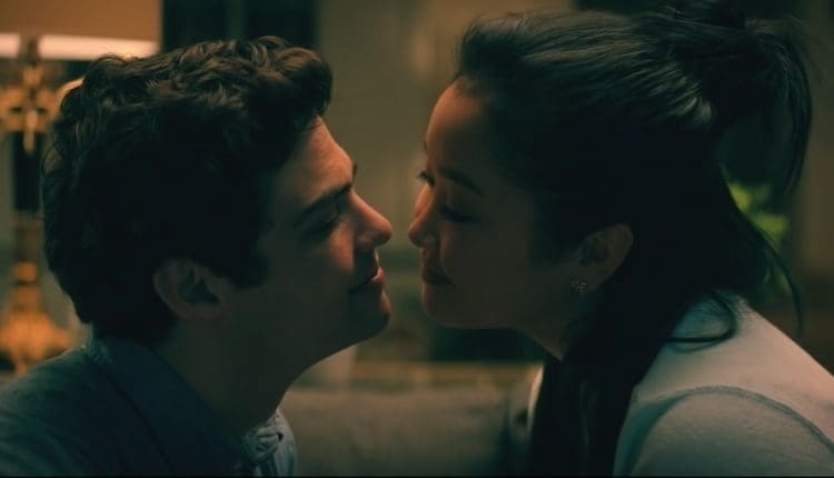 Lara Jean and Peter Kavinsky in To All the Boys: Always and Forever.