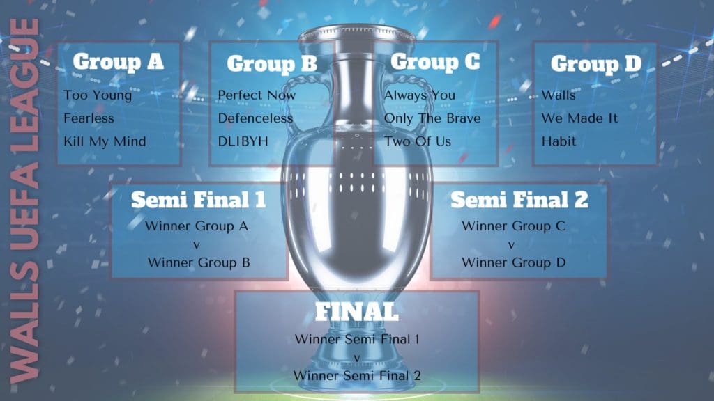 Walls UEFA League Calendar