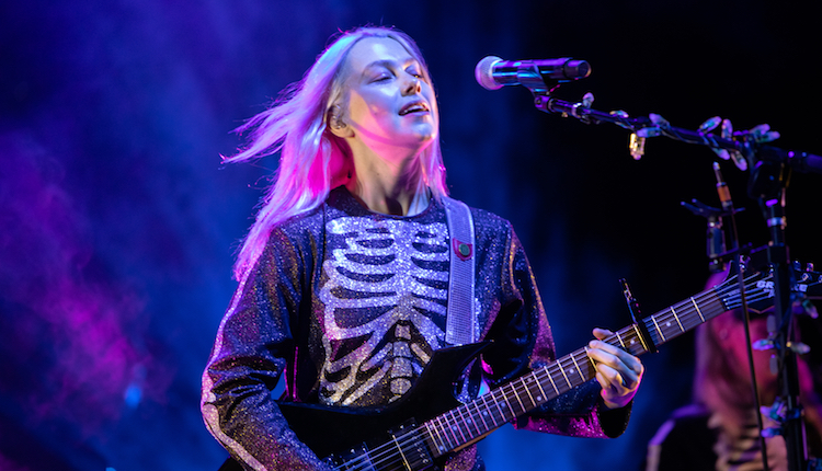 phoebe bridgers on stage in charlotte north carolina 2021