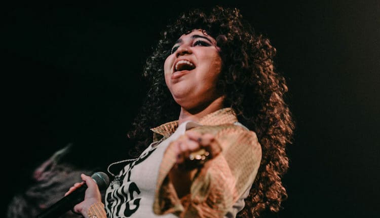 Remi Wolf on stage at the Fonda Theatre in Los Angeles 2022