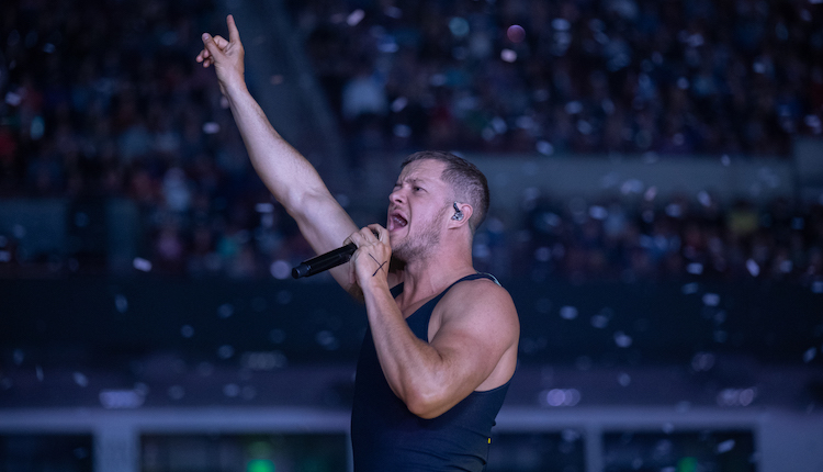 Imagine Dragons live on stage at Colonial Life Arena