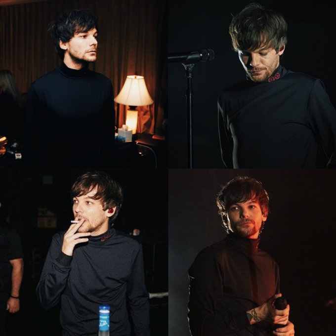 Louis Tomlinson wearing turtleneck