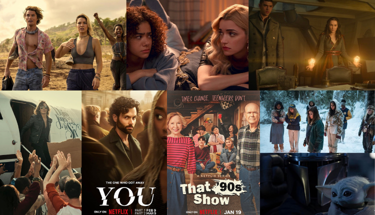 TV show stills and promo posters