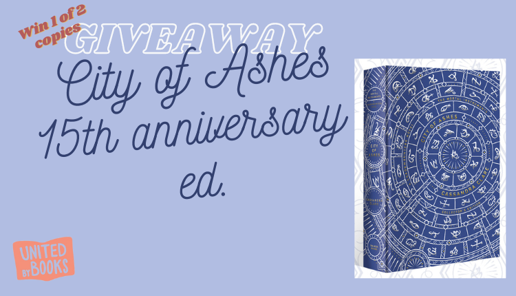 City of Ashes Anniversary Edition Giveaway