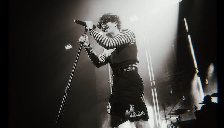 Yunglud performs live at the Coca-Cola Roxy in Atlanta, Georgia, on July 27, 2023.