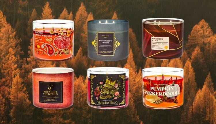 Bath and Body Works Fall Candles 2023