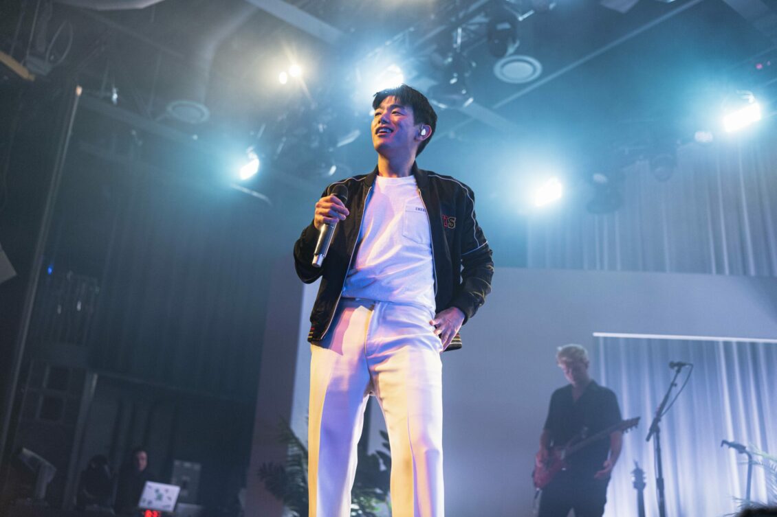 Eric Nam and Alexander Stewart perform live at History in Toronto on October 16, 2023.