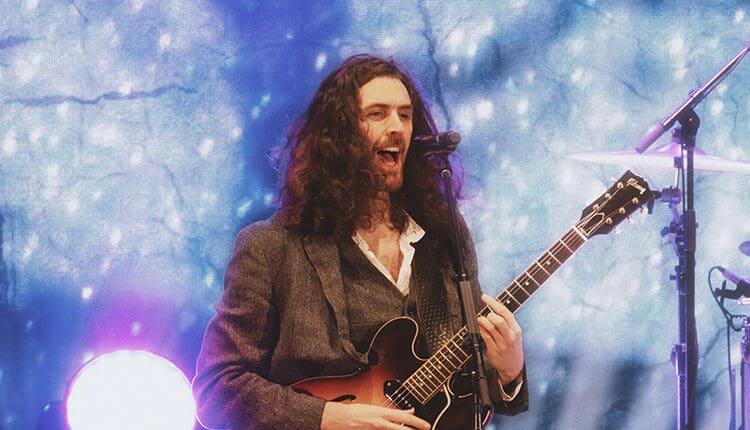 Hozier performs live at the Hollywood Bowl in Los Angeles on November 4, 2023.