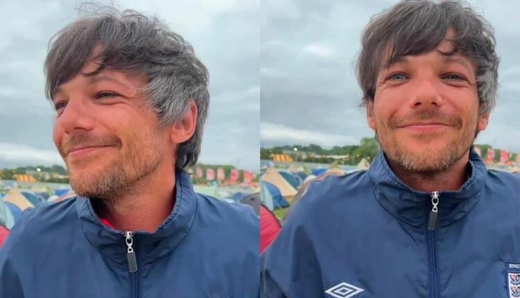 Louis Tomlinson at Glastonbury Festival 2024 interviewed by BBC