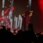 SF9 on stage in Chicago for their 2025 LOVE DAWN Tour.