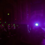 JAY B and his dancers on stage in Chicago, and the crowd of fans.